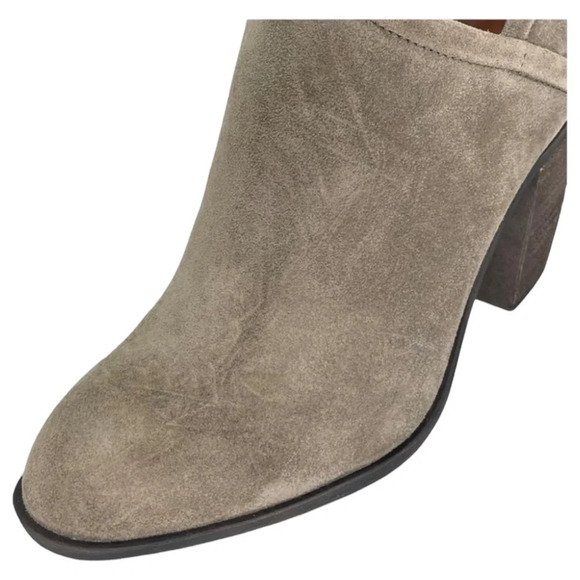 Lucky Brand Salza Brindle Suede Leather Womens Ankle Boots Size 11M - Picture 8 of 12